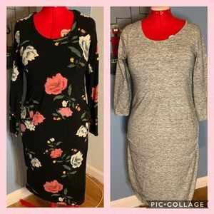 Long sleeve maternity bodycon dresses lot